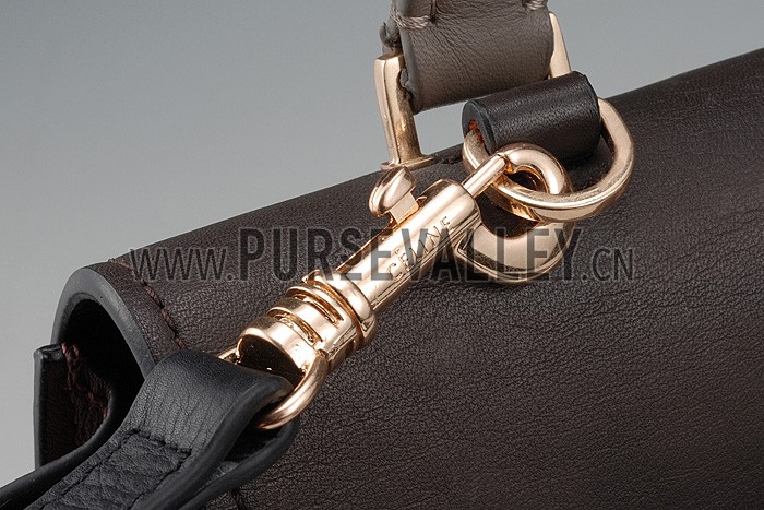 Celine Trapeze Burgundy Bag 607306