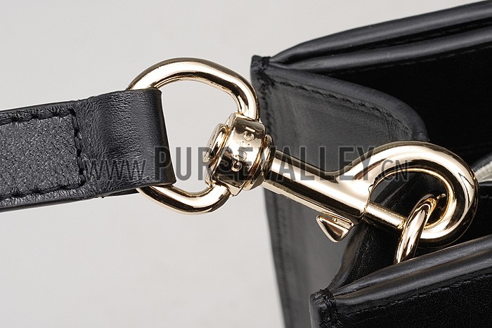 Gucci Black Leather Work Bag 607332
