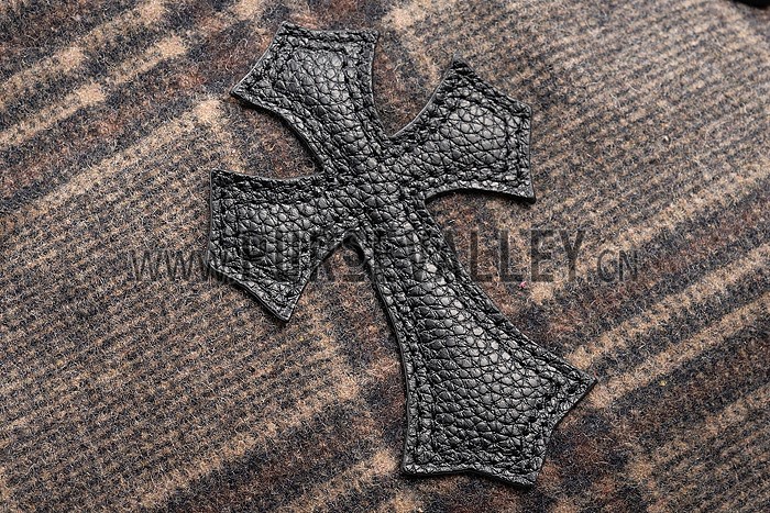 Chrome Hearts Brown Tweed Handbag 607424