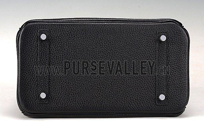 Hermes Birkin 30 Black/Pink Lining 607477