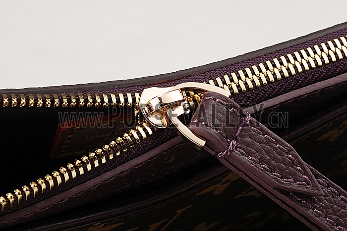 Louis Vuitton Monogram Canvas Pochette Pallas Purple 607524