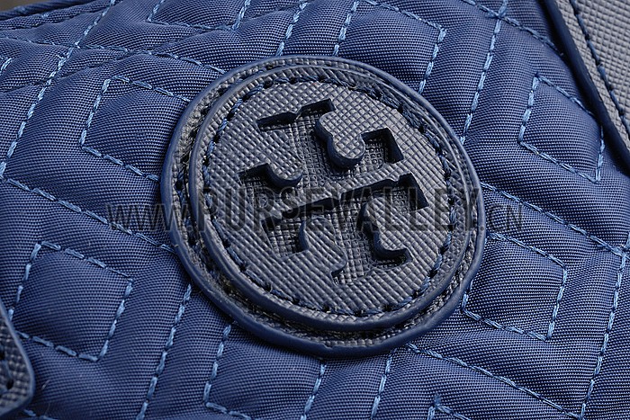 Tory Burch Ariana Satchel Dark Blue 607579