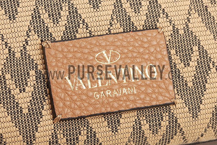 Valentino RockStud Shoulder Tan Bag