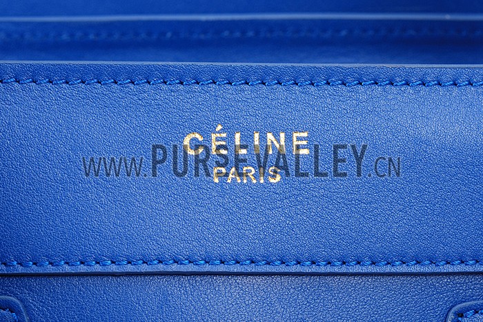 Celine Micro Luggage Blue