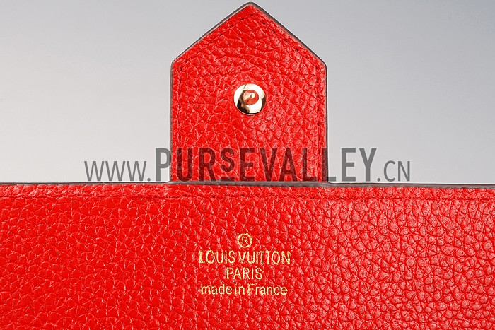 Louis Vuitton Lockme Wallet Red