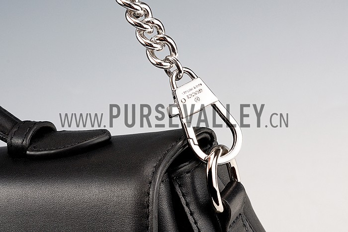 Gucci Interlocking Large Shoulder Bag Black