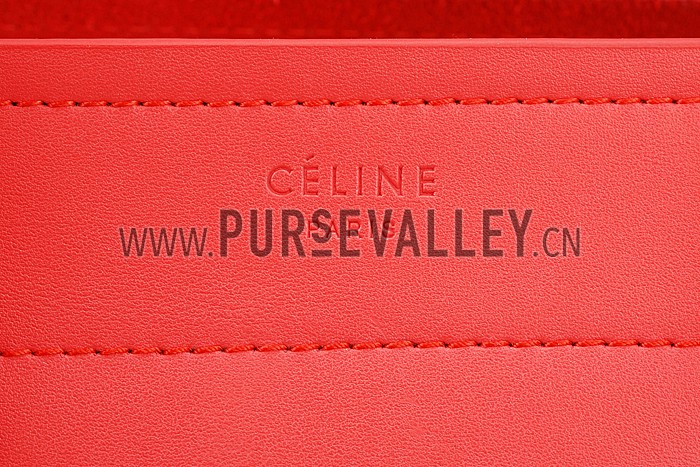 Celine Phantom Medium Red