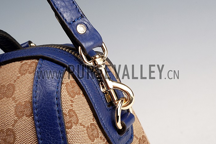 Gucci GG Classic Top Handle Bag Dark Blue