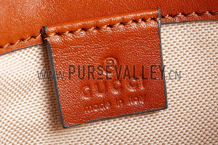 Gucci Lady Web GG Small Canvas Bag Tan