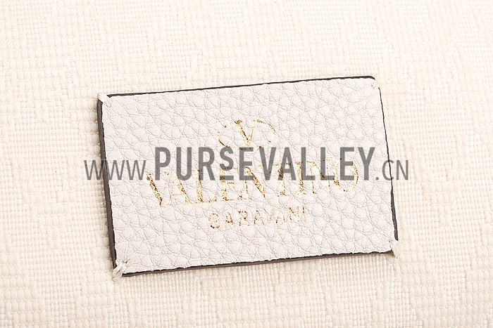 Valentino RockStud Shoulder White Bag