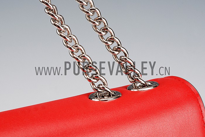 Gucci Interlocking Shoulder Bag Red