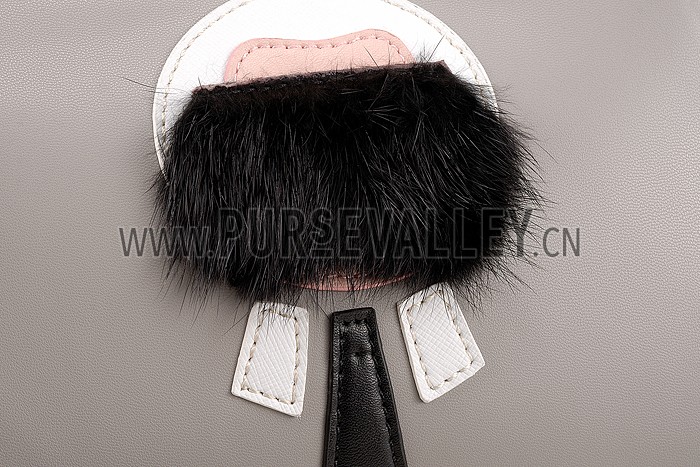 Fendi Peekaboo Karlito Capsule Detail Grey Bag