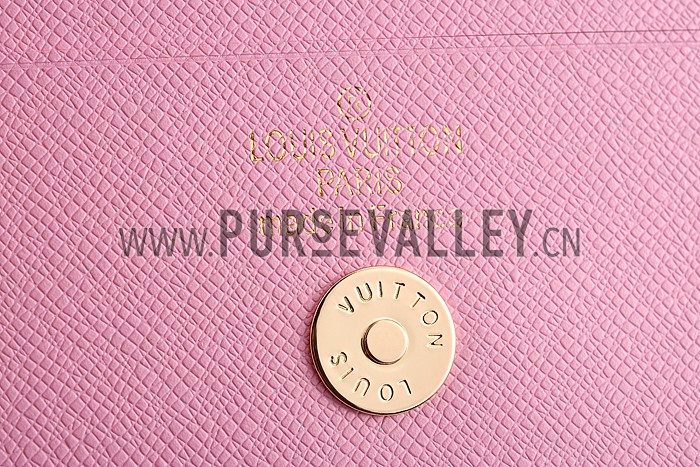 Louis Vuitton Adele Compact Wallet Pink