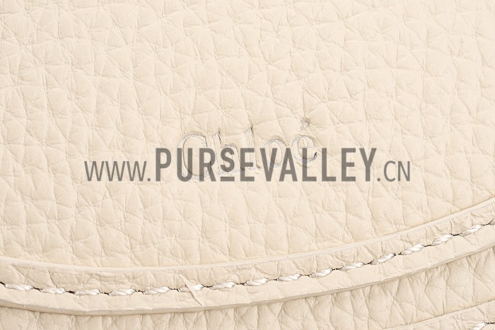 Chloe Marcie Flap Small Shoulder Bag Beige