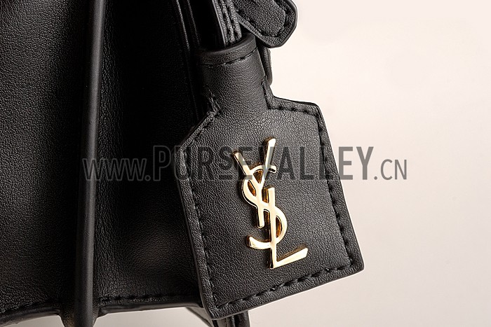 Saint Laurent High School Matelasse Medium Bag Black