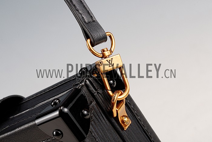 Louis Vuitton Petite Malle Epi Leather Black Bag