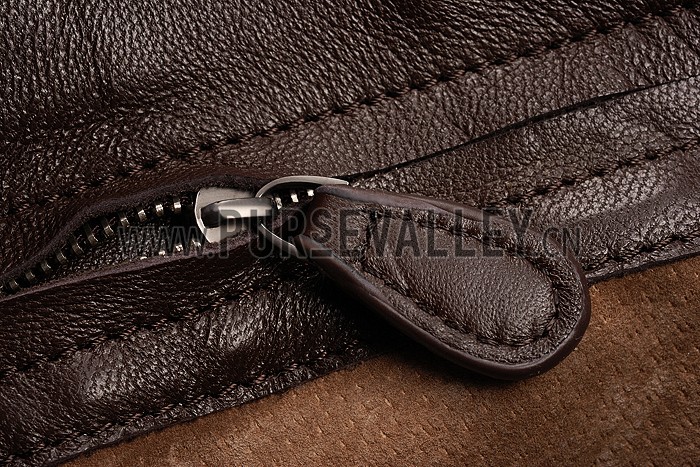 Bottega Veneta Intrecciato Nappa Top Large Handle Brown Bag