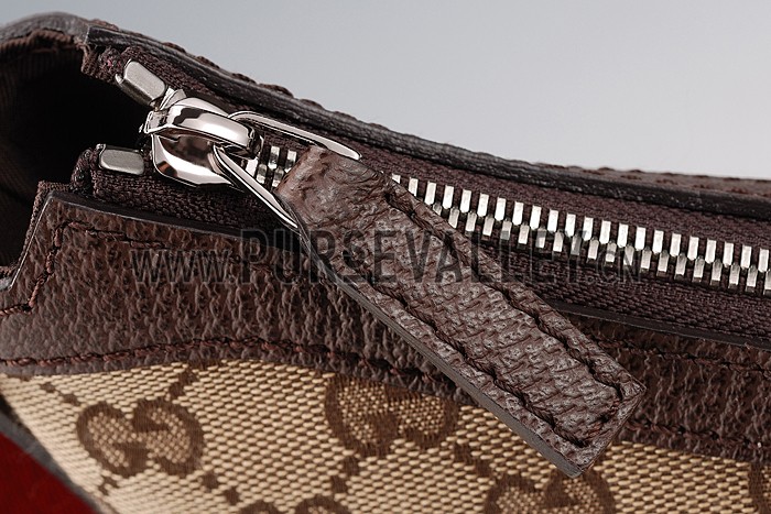 Gucci Original GG Canvas Messenger Bag Brown