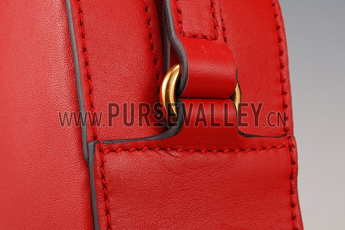 Gucci Bee Detail Red Leather Bag