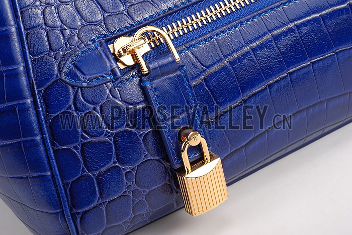 Tom Ford Natalia Alligator Doctor Blue Bag
