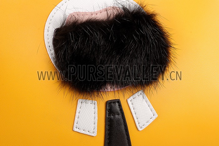 Fendi Peekaboo Karlito Capsule Detail Yellow Bag