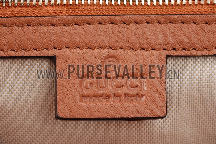 Gucci Soho Leather Shoulder Bag Brown