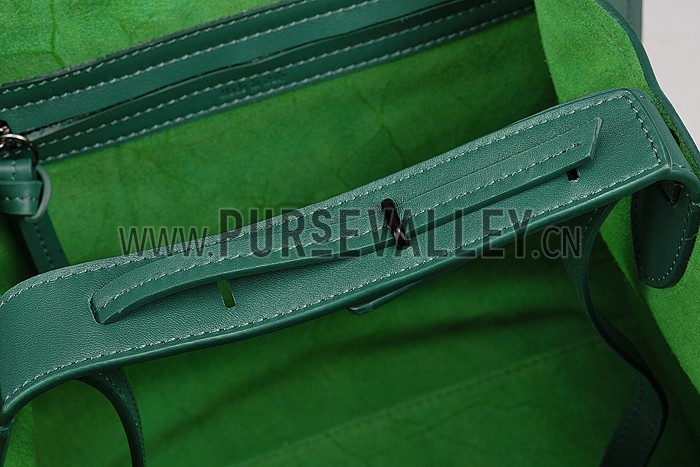 Celine Luggage Phantom Tote Green
