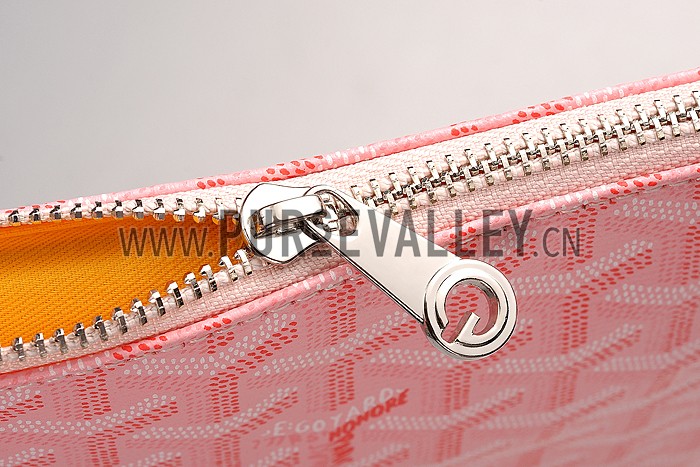 Goyard Zipped Pouch Pink