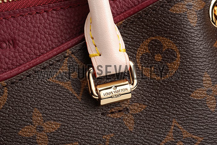 Louis Vuitton Monogram Pallas BB Dark Red PM Bag