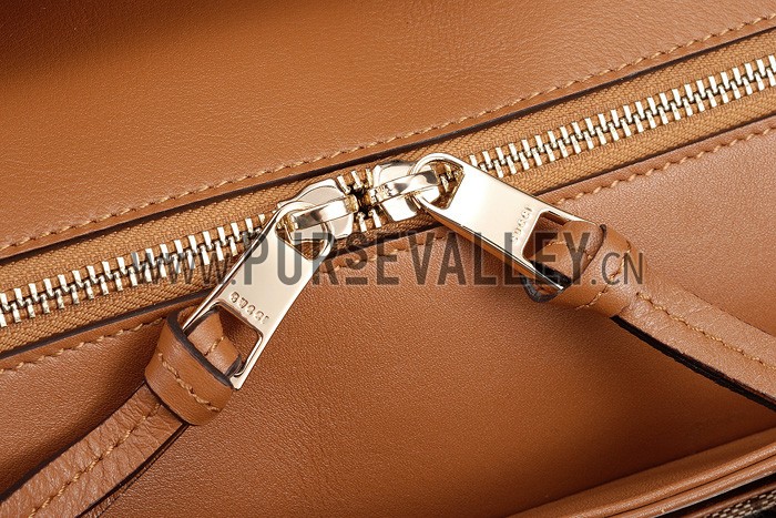 Gucci Ramble Ebony/Tan Tote