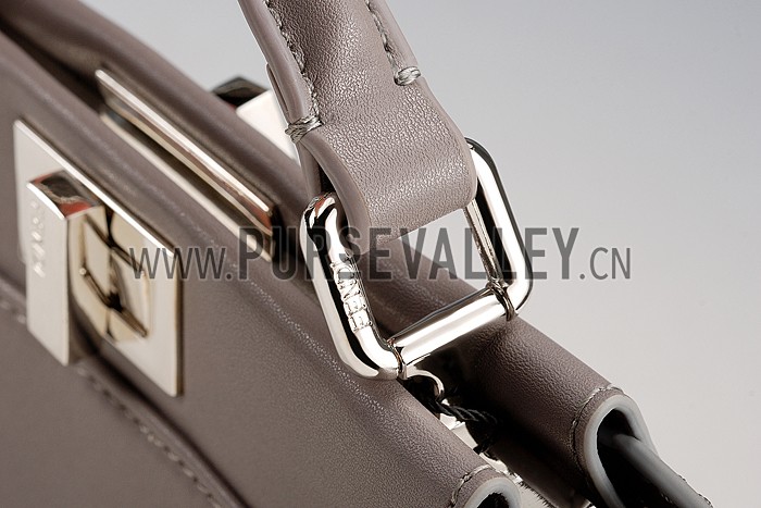 Fendi Peekaboo Mini Grey Bag