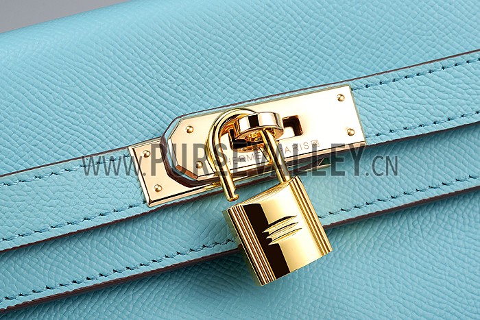 Hermes Kelly 28 Blue Jean 608143