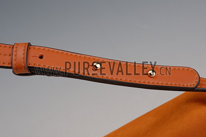 Chloe Faye Small Bag Brown Suede Leather Flap