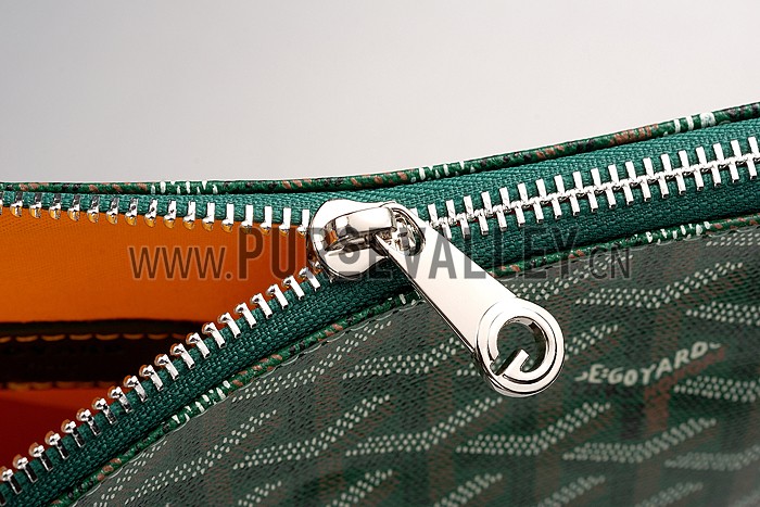 Goyard Zipped Pouch Green