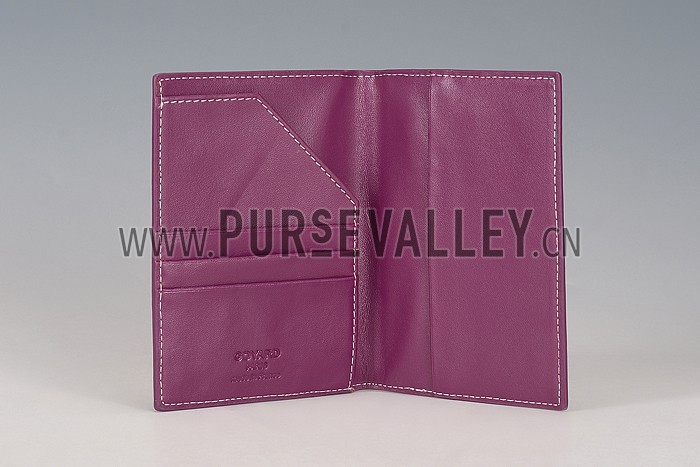 Goyard Passport Cover Plum