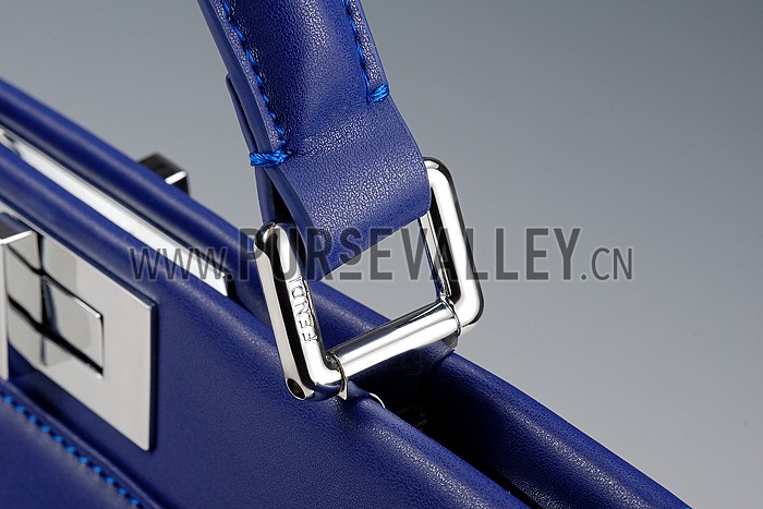 Fendi Peekaboo Medium Blue Bag