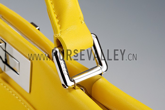 Fendi Peekaboo Medium Yellow Bag