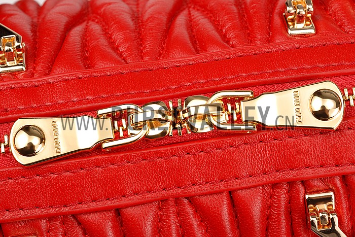 Miu Miu Top Handle Red