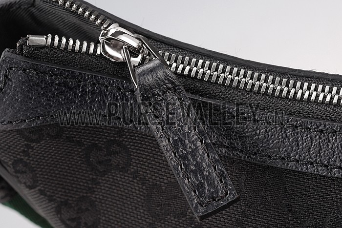 Gucci Original GG Canvas Messenger Bag Black