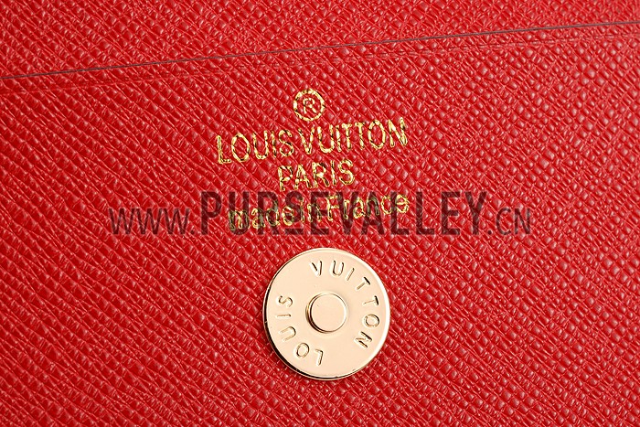 Louis Vuitton Adele Compact Wallet Red