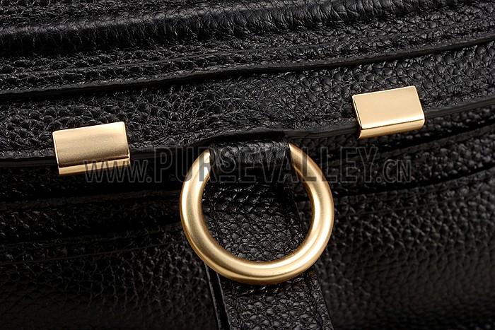 Chloe Marcie Satchel Crossbody Bag Black