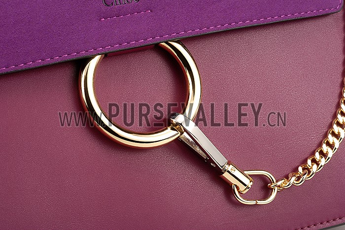 Chloe Faye Plum Shoulder Bag