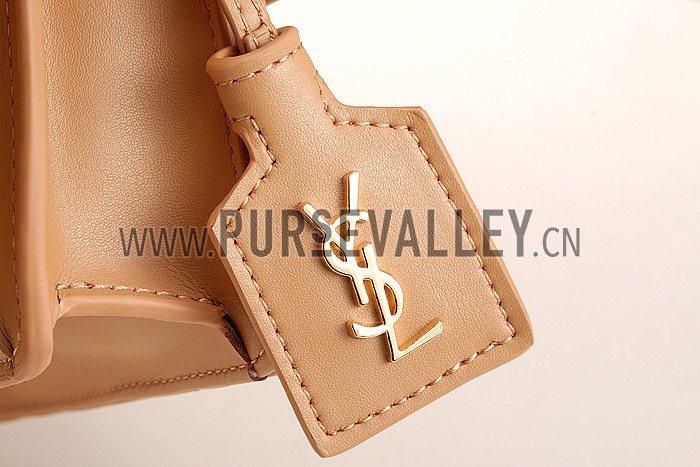 Saint Laurent High School Matelasse Medium Bag Beige