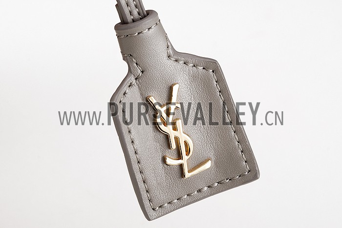 Saint Laurent High School Matelasse Medium Bag Grey