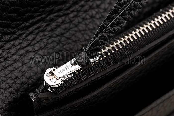 Hermes Dogon Wallet Black 18926630