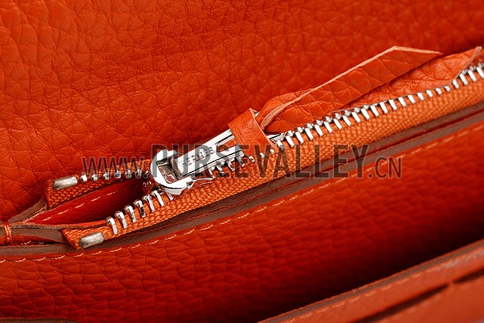 Hermes Dogon Wallet Orange 18926638
