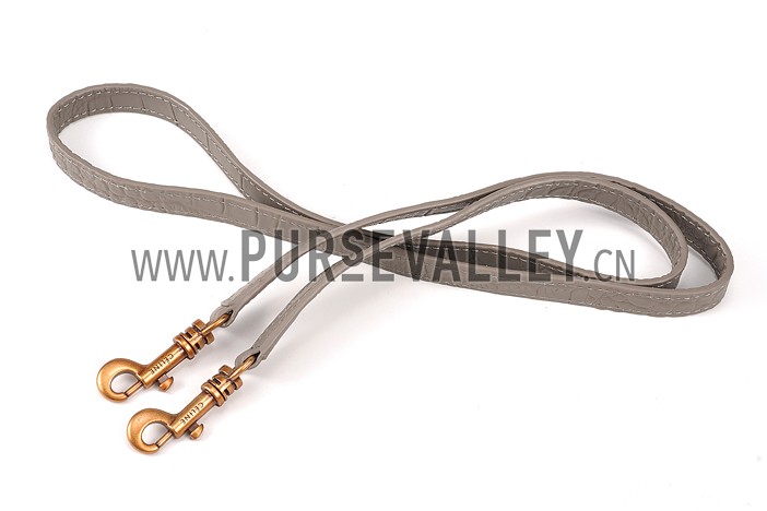 Celine Nano Luggage Crocodile Grey