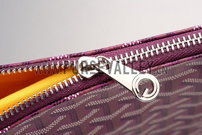 Goyard Zipped Pouch Plum