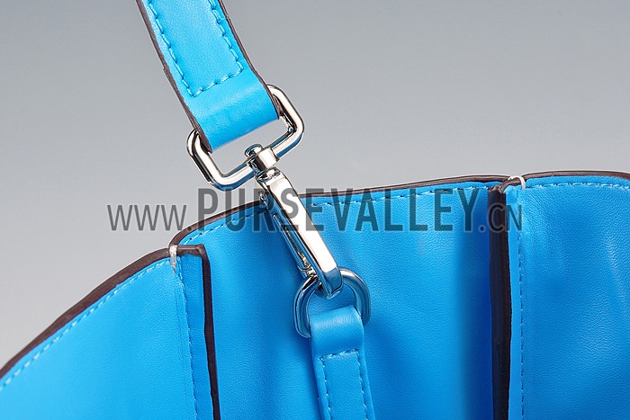 Diorissimo Medium Beige, Blue and Purple City Bag