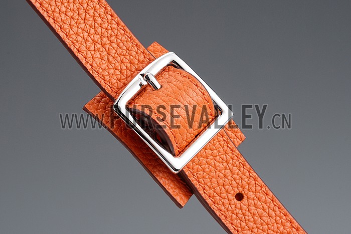 Hermes Man Messenger Large Orange Bag